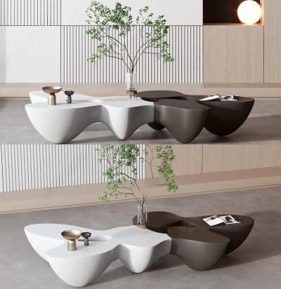 MINOTTI现代茶几3D模型下载